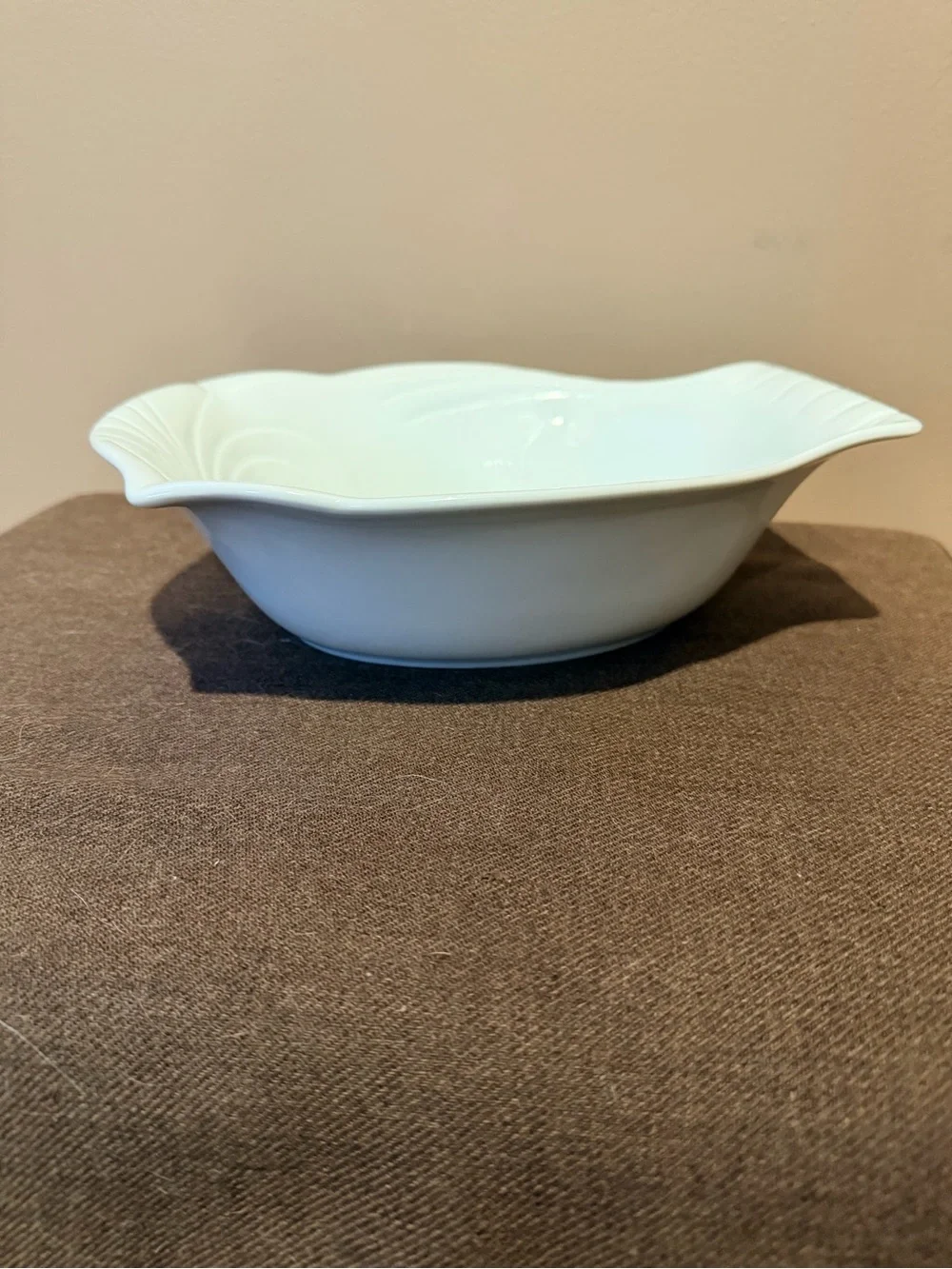 White Ceramic Owl Serving Platter - Elegant Tableware